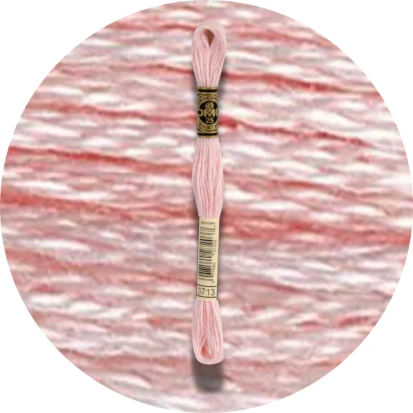 DMC Mouliné Spécial 25 Broderigarn, Ensfarvet, Røde/Gule/Orange nuancer